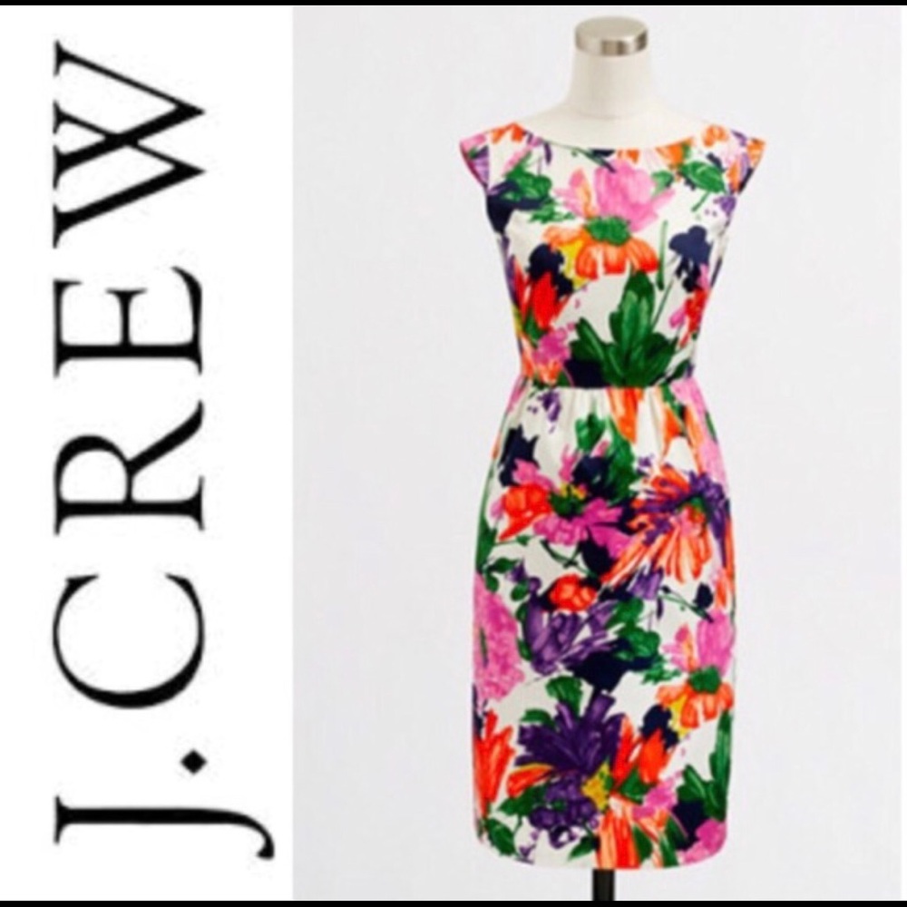 J. Crew Garden Floral Dress